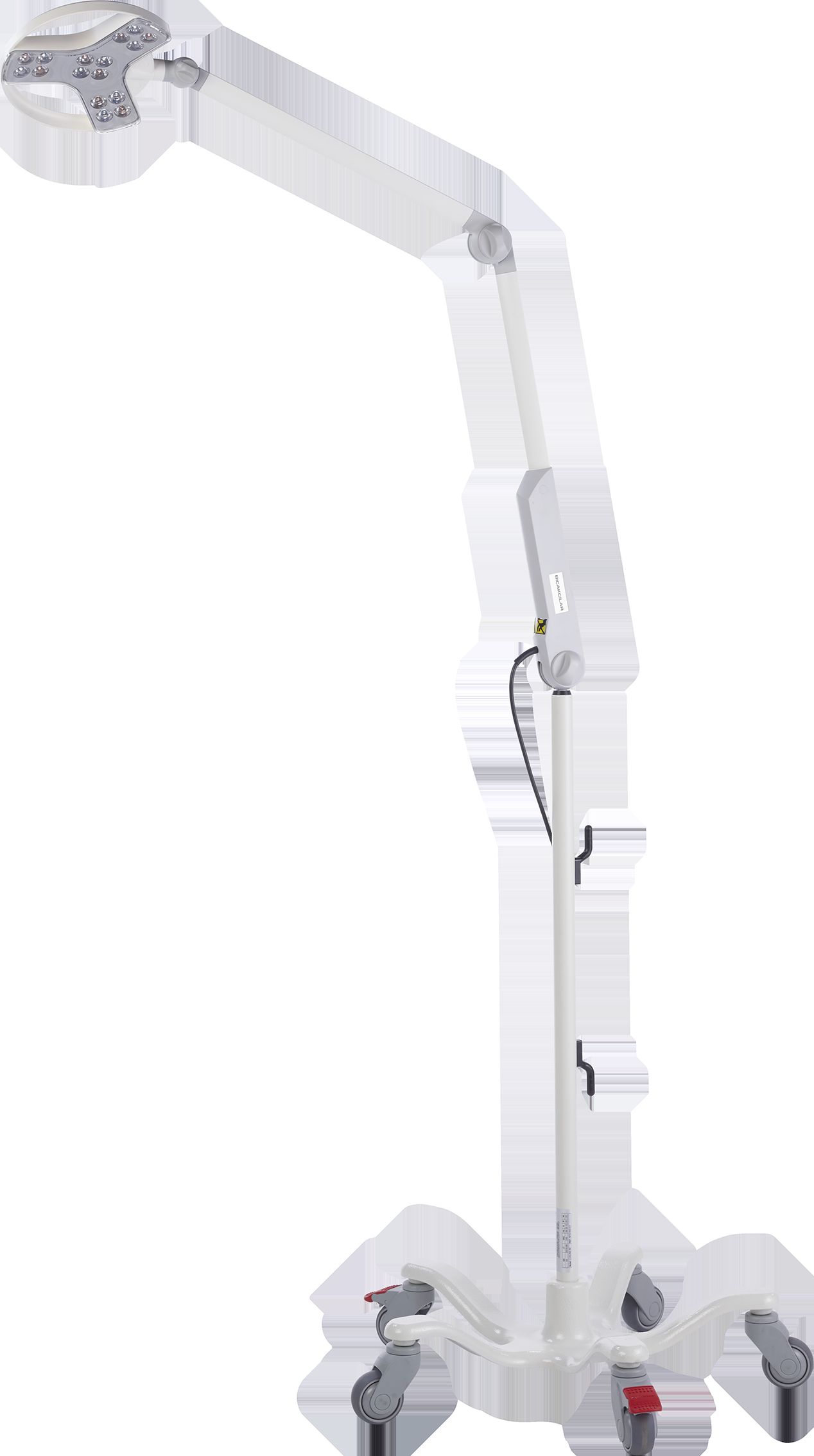 Luxline 60 and 60D LED Muayene Lambalar Ayarlanabilir Kol, Mobil / Duvar